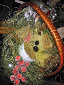 Подарочная сырная корзина