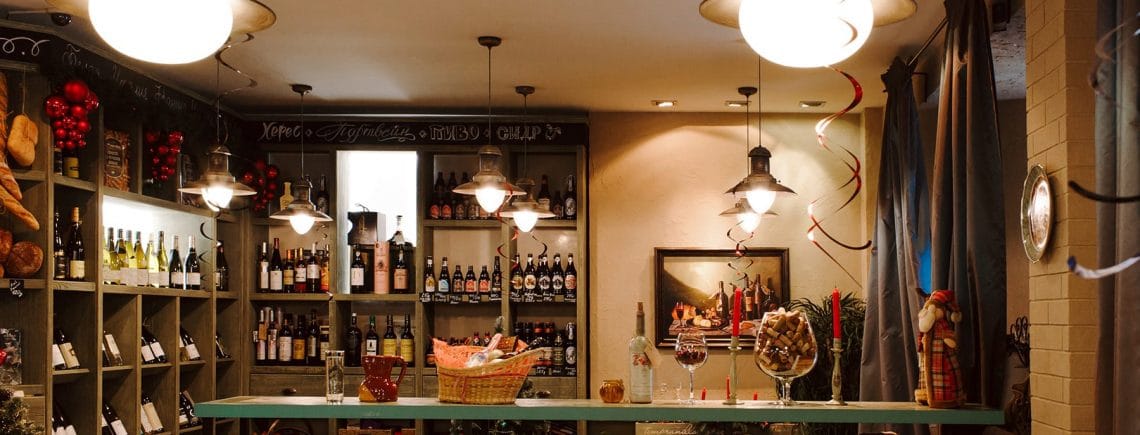 винотека, интерьер